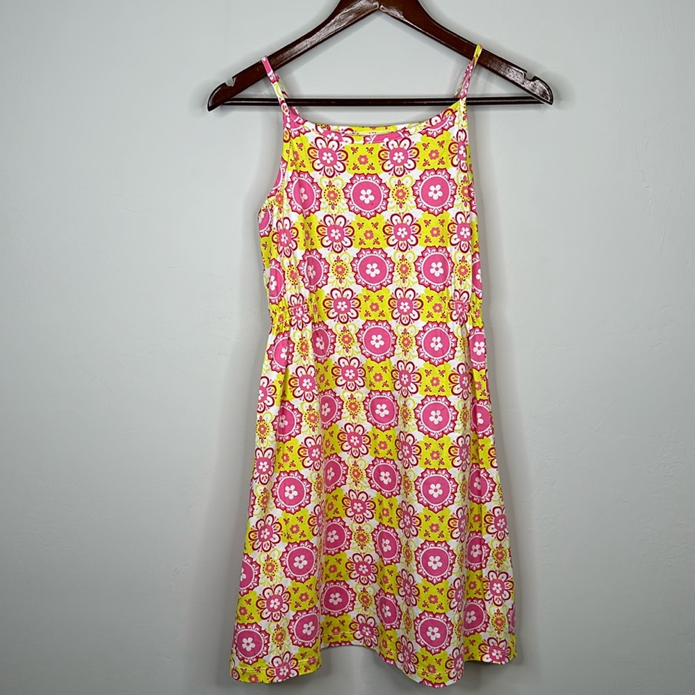 Girl's Hanna Andersson Cotton Floral Sundress